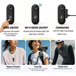 Cámara deportiva magnética impermeable J1HC, grabación vídeo 1080P para aventuras en bicicleta