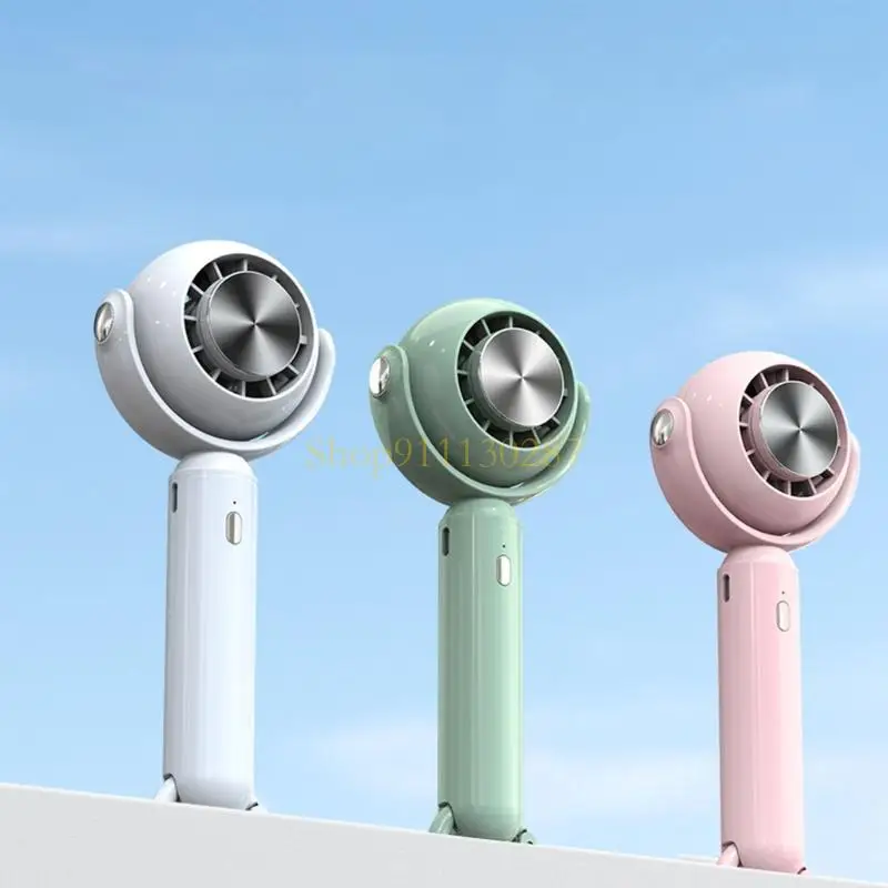 J1HC Mini Semiconductor Cooling Fan Handheld Pequeños ventiladores USB 2200mAh Ventilador escritorio colgante mano - imagen 5