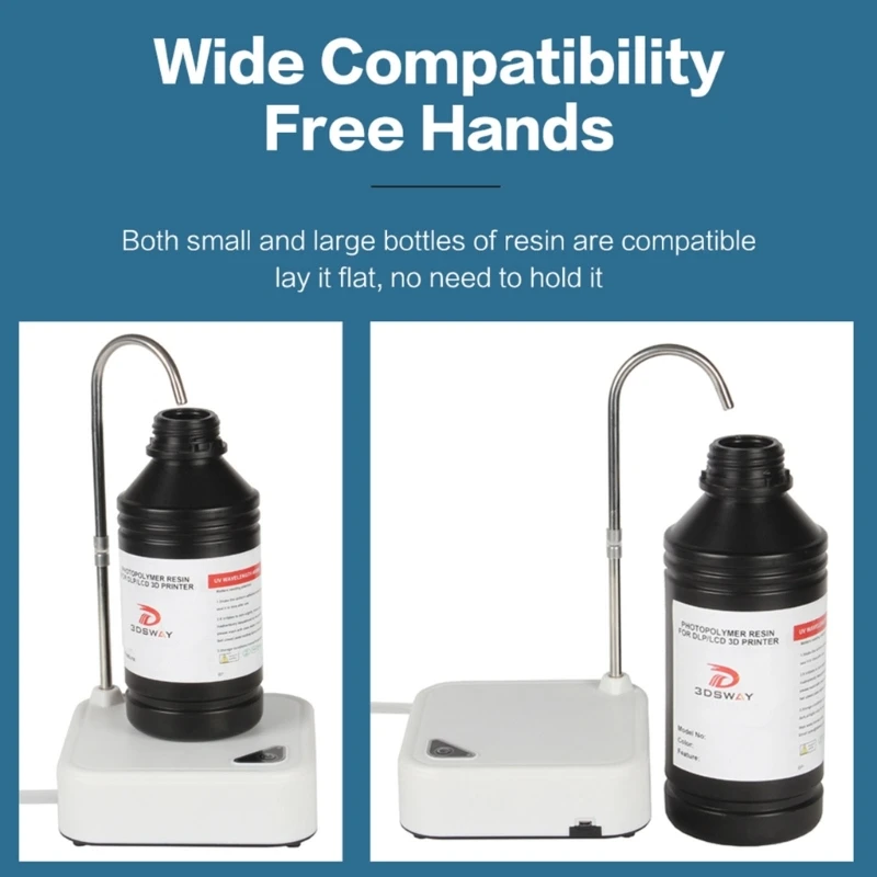 Dispositivo reciclaje resina para impresora 3D, recuperador eléctrico resina curado ligero, cabezal filtro - imagen 5