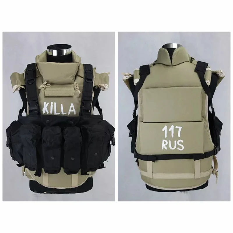 Equipo de pecho protector táctico ruso Paintball Airsoft 6b13 para chaleco colgante de pecho táctico resistente al aire libre - imagen 4
