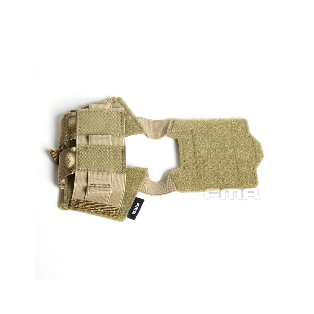 Bolsa de almacenamiento táctica multifuncional, estuche ligero para batería, bolsillo extraíble Fma para casco - imagen 4