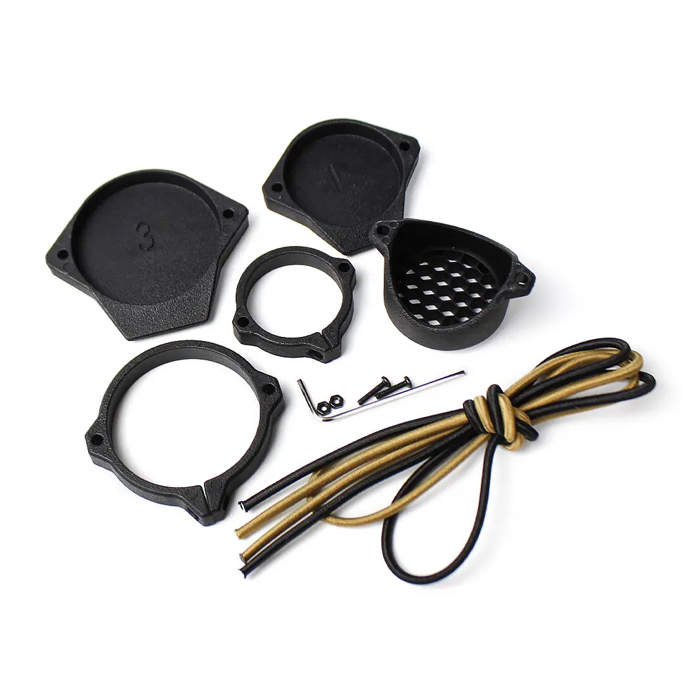 Cubiertas de lentes ópticas de puntería táctica, tapa de protección abatible hacia arriba para mira telescópica Vorte Scope para accesorios VORTEX 1-6X, SOTAC-GEAR - imagen 3