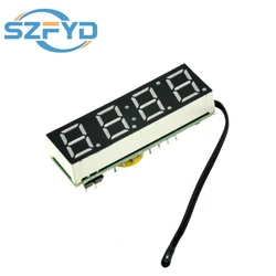 Rojo Azul Verde BLANCO 3 en 1 LED DS1302 R8025T reloj Digital temperatura voltaje módulo tiempo termómetro voltímetro placa DC 5V-30