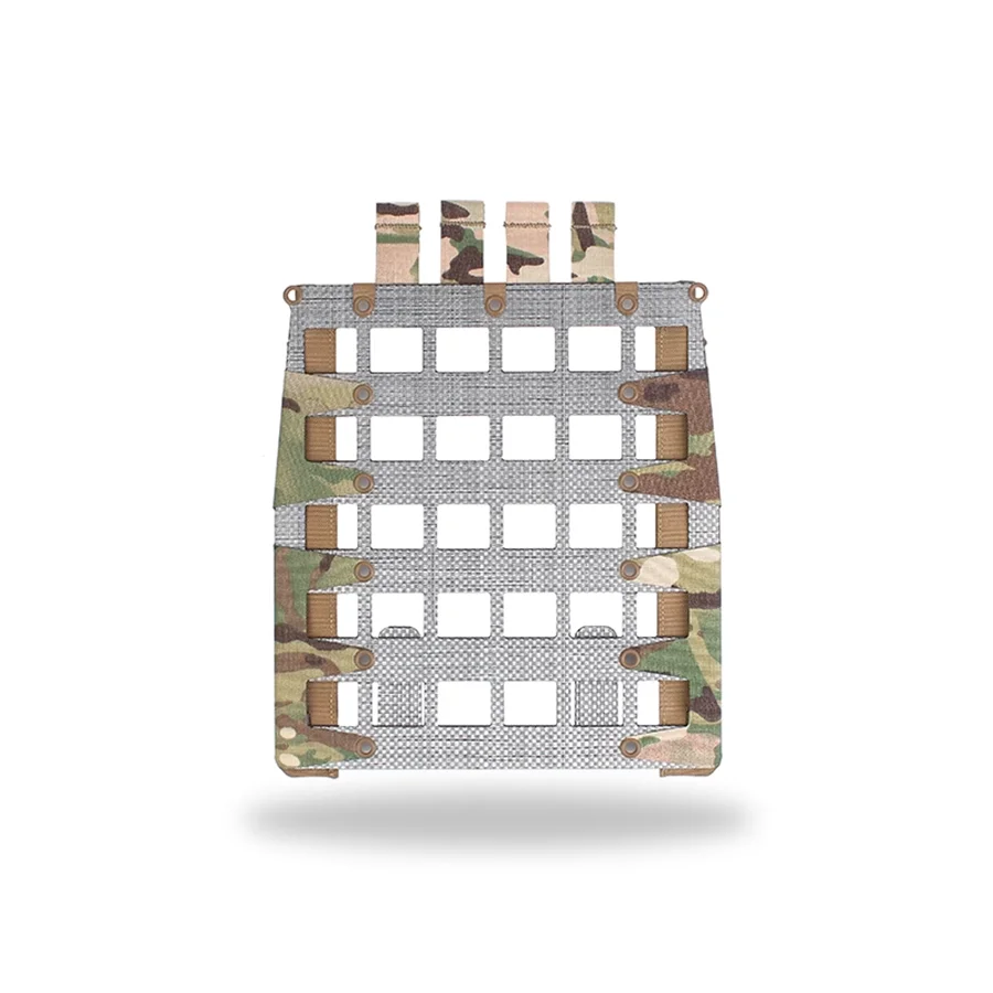 Tablero trasero con cremallera FCPC V5, chaleco táctico dedicado, Molle colgante en el pecho - imagen 2