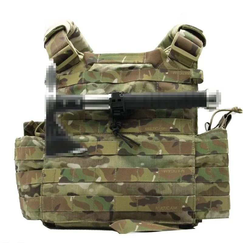 Hebilla de correas Molle táctica, cierre de Clip, linterna táctica, hacha de hielo, bastón, trípode, Clip fijo - imagen 2