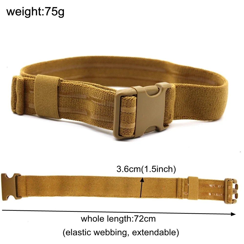 Funda táctica para muslo, banda elástica antideslizante para pierna, correa para bolsa, adaptador de cinturón