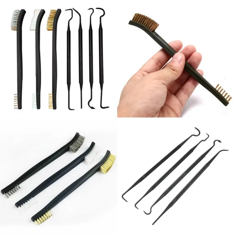 Accesorios para herramientas de limpieza al aire libre, juego de 3/4/7 Uds. De múltiples combinaciones a elegir para acampar al aire libre, herramienta de limpieza portátil