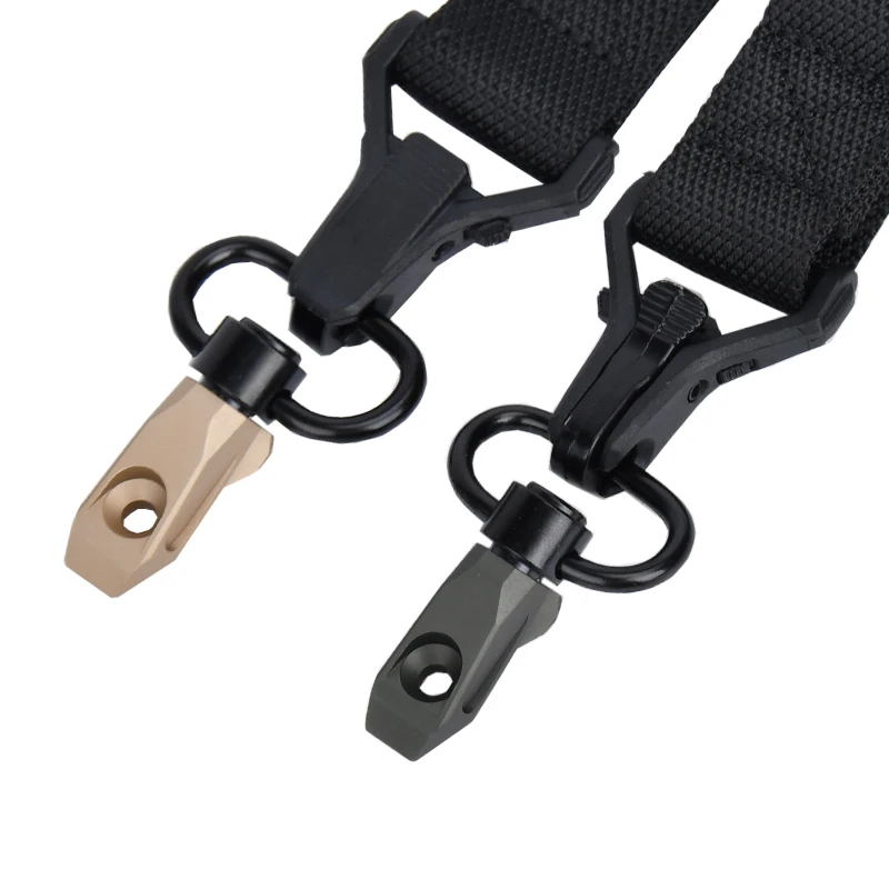 WADSN, Metal rápido táctico, SI QD, eslinga giratoria, hebilla Vertical para riel de 20mm, llavero, Correa giratoria, accesorio para caza - imagen 3