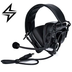 Auriculares Tácticos Civiles C4 para Comunicación, Reducción de Ruido, Protección Auditiva, Entrenamiento de Tiro Airsoft, Auriculares con Conector 7.0