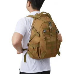 Mochilas de senderismo y acampada de 40L, mochila táctica para hombres/mujeres, mochila reflectante para escalar al aire libre, bolsas de viaje Molle de supervivencia