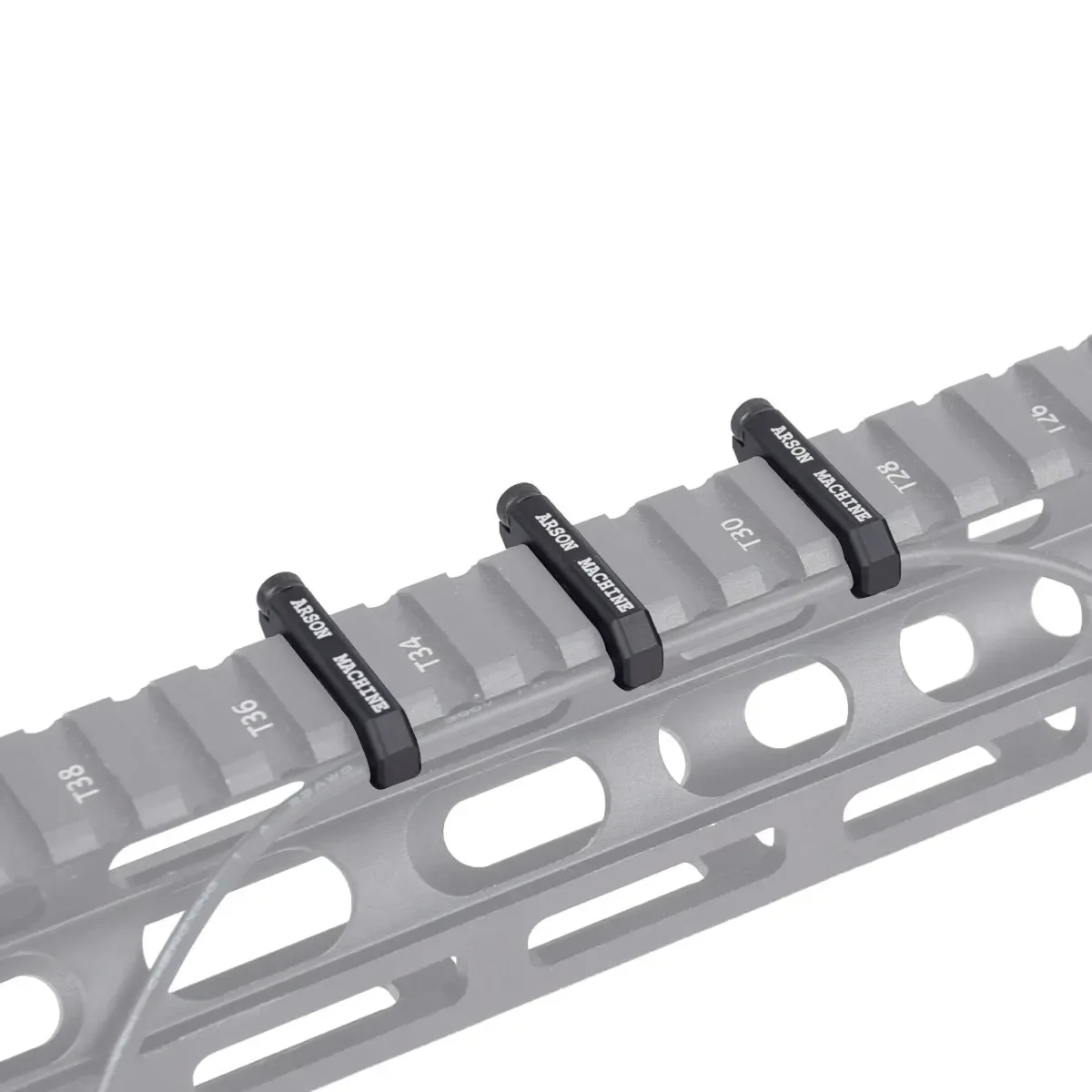 Máquina táctica Arson de gestión de cables MLOK, sistema WireGuide para arma M300 M600 PEQ, linterna, interruptor, Clip de Cable, 3 uds. - imagen 3