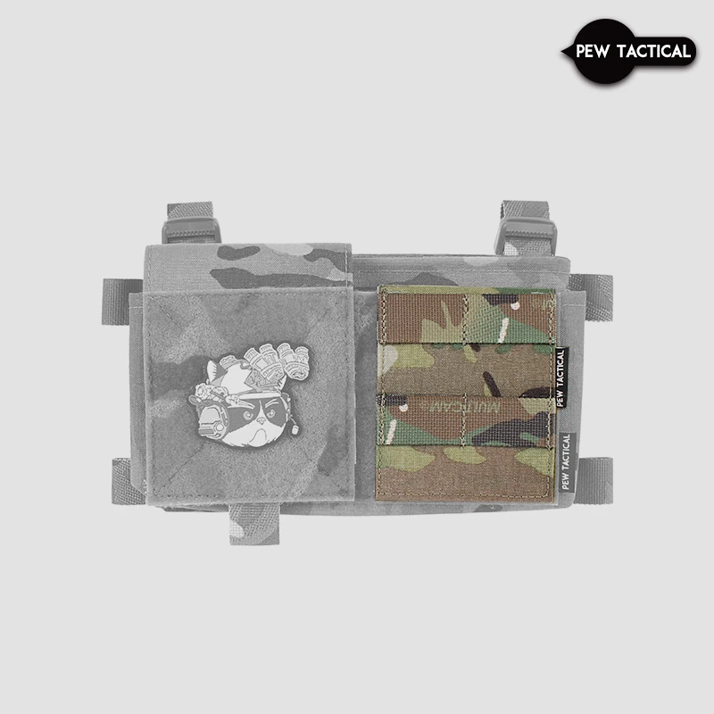 Panel táctico de media solapa Molle Pew para MK3 MK4 Airsoft UA05