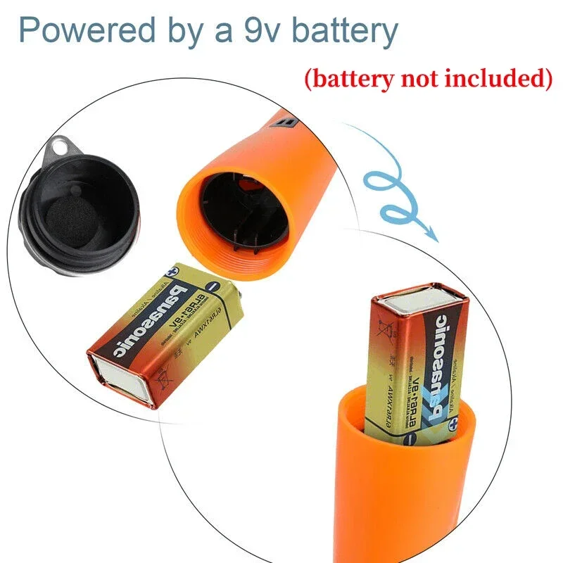 Gp-pointer portátil con cinturón y funda, Detector de tesoros desenterrados, escaneo de 360 °, para localizar joyas de oro y plata - imagen 2