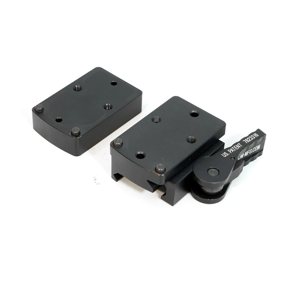 RM06 QD Lever Witness Absolute Co-Witness Montaje de 1,41 pulgadas de altura con placa elevadora compatible con riel Picatinny y Weaver de 20 mm