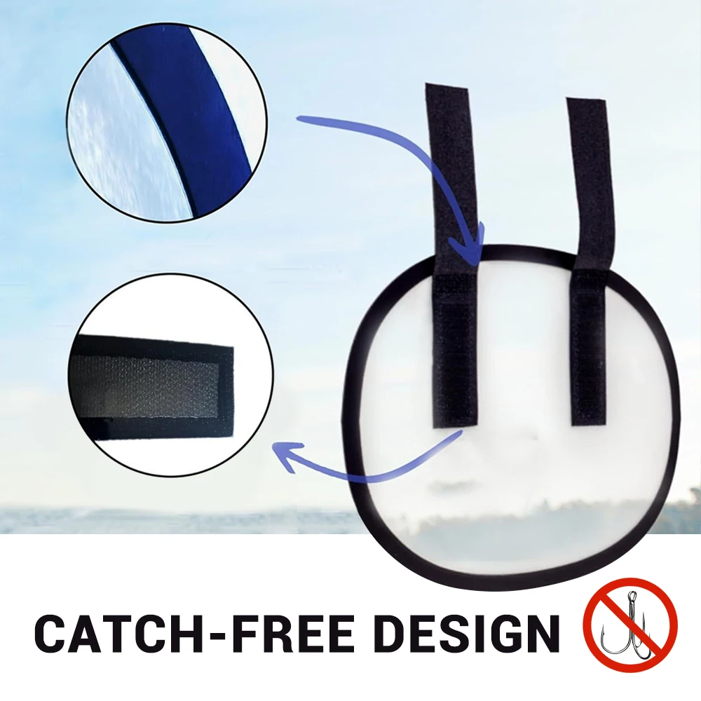 4 Uds. Envolturas de señuelo de pesca cubiertas de señuelo de PVC transparente guantes de cebo 7,48 ''/5,9 ''protectores de anzuelos de señuelo para armadura de caña de pescar - imagen 3