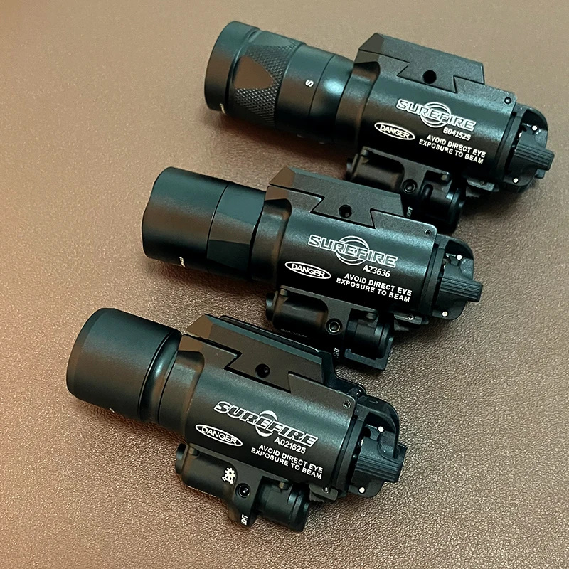 Surefir X400 táctico Airsoft colgante arma Scout luz 600 lúmenes LED pistola linterna con indicador verde rojo X300 X400U - imagen 2