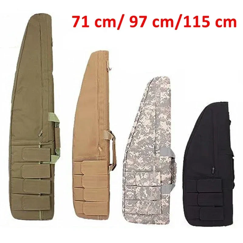 Bolsa táctica para escopeta y Rifle, mochila acolchada de alta resistencia con correa, múltiples bolsas, almacenamiento de equipo profesional de caza para exteriores - imagen 2