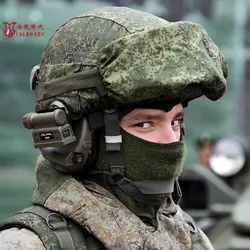 Funda casco táctico 6B47 camuflaje EMR sin casco