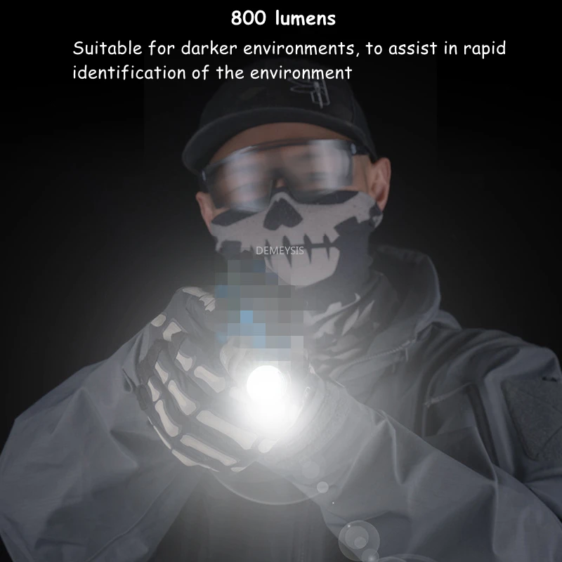 Casco táctico luz pistola linterna 800 lúmenes estroboscópico para Airsoft caza al aire libre tiro X300U-A Compatible - imagen 5