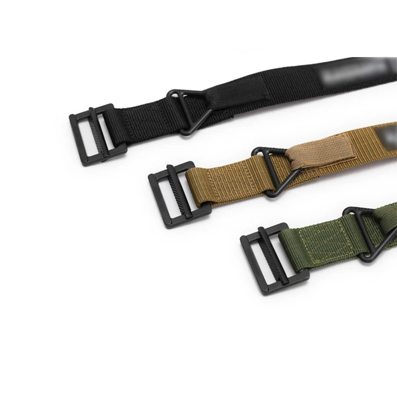 Cinturón de nailon para hombre, trabajo al aire libre, caza táctica militar, correa para pantalones vaqueros de alta calidad, pretina informal de lona a la moda - imagen 5