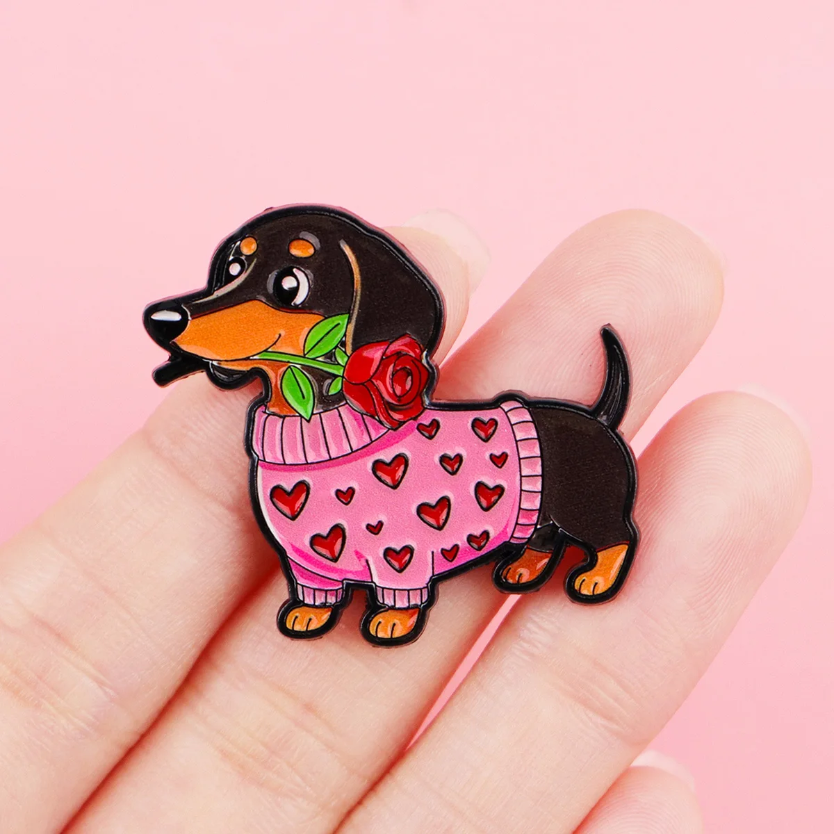 Detalle del esmalte y el acabado metálico