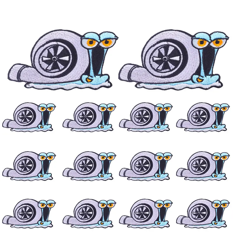 Parches bordados de águila/dinero para ropa, parche bordado para coser chaqueta, parche Punk, parches para planchar ropa DIY, 10 unids/lote - imagen 5