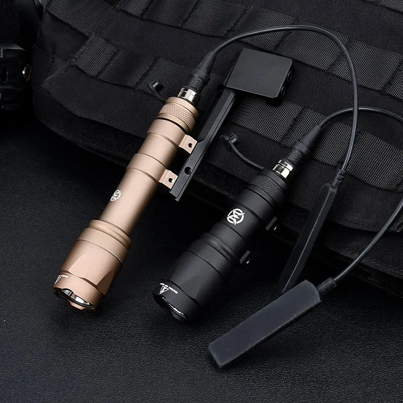 Juego de Base de compensación de linterna táctica M600C, accesorios de foco de caza, montaje adaptable, Wadsn M300A M600c Scout Light Offset, 2024 - imagen 5