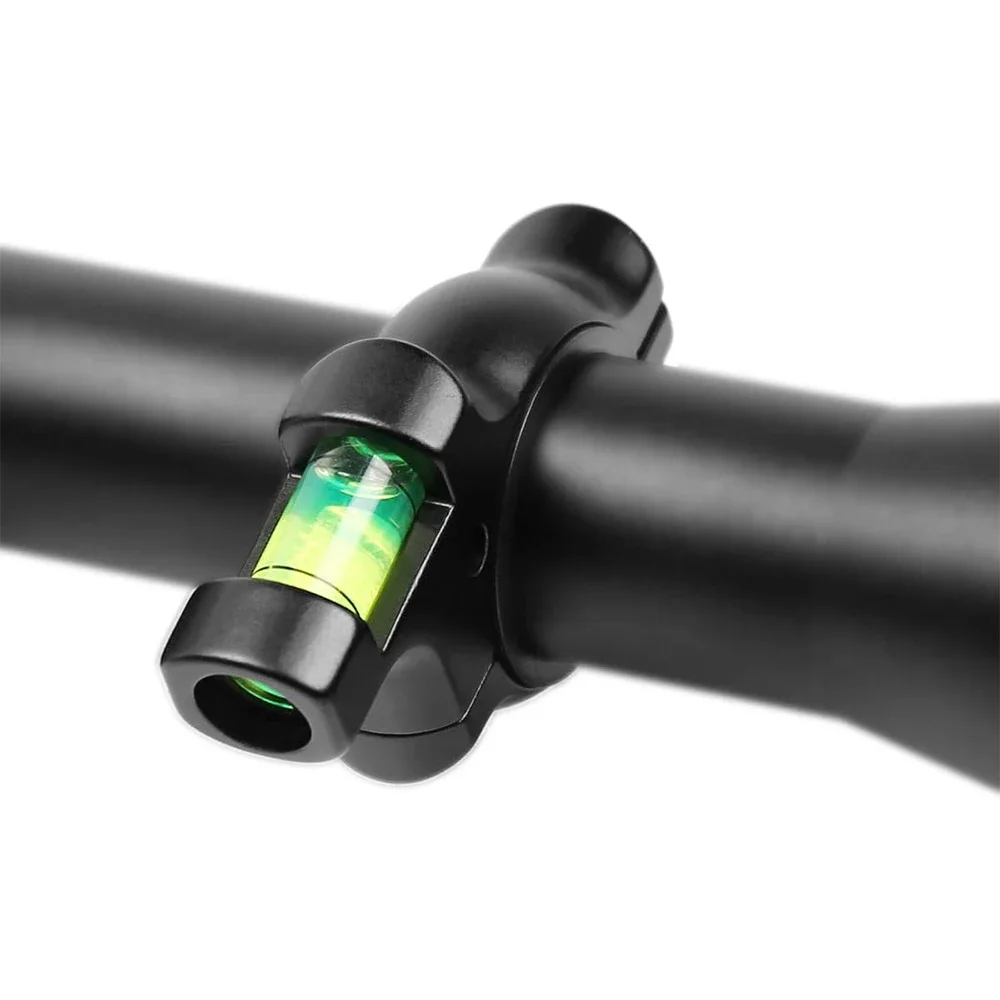 Kit de nivel de alcance de precisión, indicador de nivel de burbuja de alcance de aleación suave de 30mm, Anti canciones para disparo de precisión con anillo adaptador de 1 pulgada - imagen 2