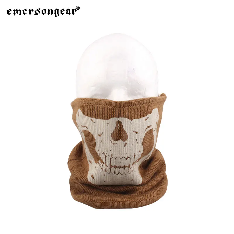 Emersongear, polaina táctica Merino Proline para el cuello, velo de lana para la cara, máscara de francotirador, bufanda para senderismo, ciclismo, caza, Camping al aire libre CB - imagen 3
