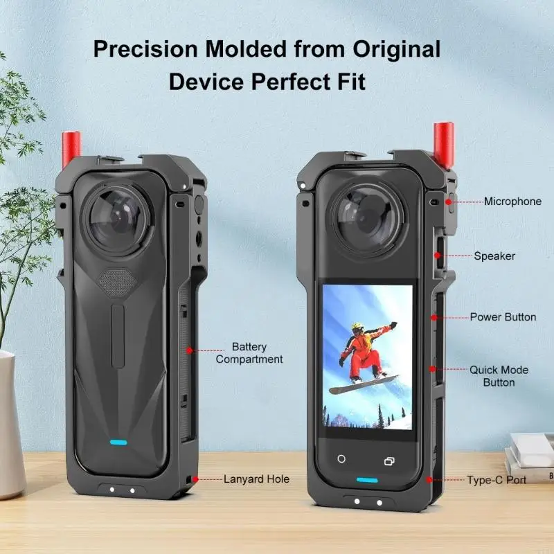 Metal Housing Cage a prueba choque para 360 Sports Sports Guard Controles expuestos Compatibilidad zapatillas Doble