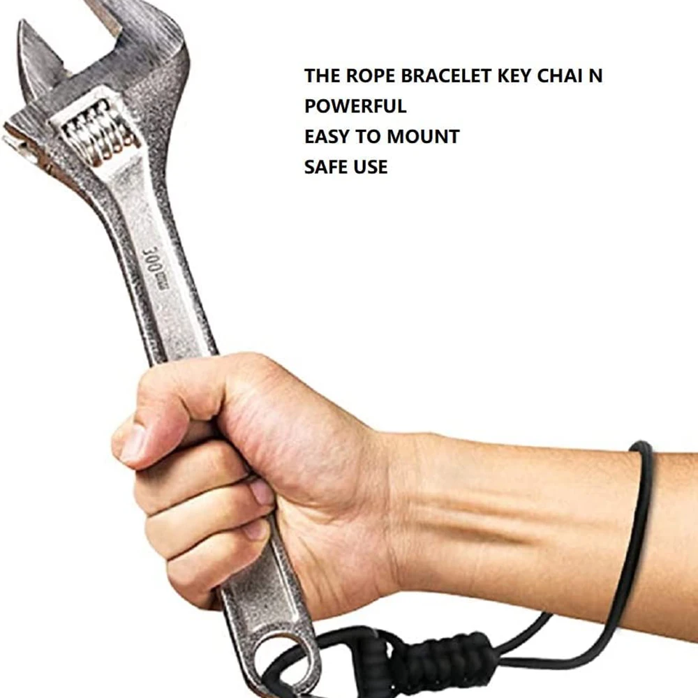 Cordón de Paracord de 12cm/22cm/46cm, accesorios tácticos EDC para exteriores, cordón hecho a mano, hebilla colgante para Camping, caza y pesca - imagen 5