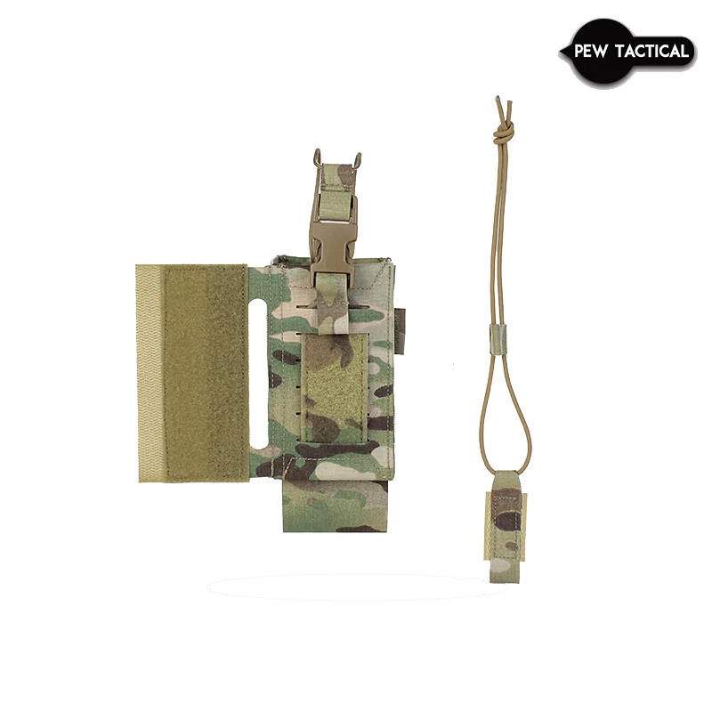 Bolsa de Radio configurable estilo CP táctico PEW Airlite para talkie SPC Walkie Carrier 152 148 MPU5 estilo CP - imagen 2