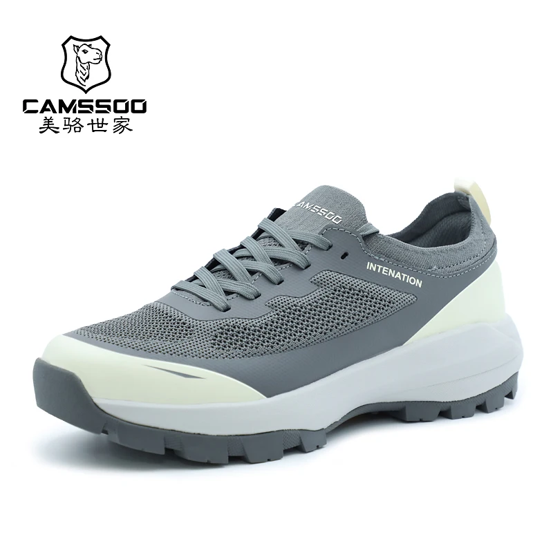 CAMSSOO 2025 zapatos de senderismo para hombre, zapatos de escalada para deportes al aire libre, zapatos de trekking de malla, zapatillas todoterreno para correr, zapatos de viaje al tobillo - imagen 4