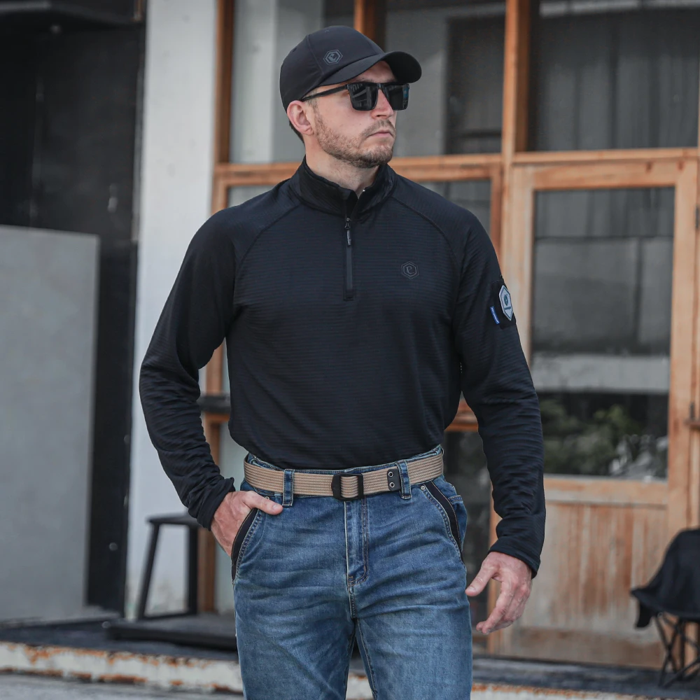 Emersongear-Sudadera sigilosa con etiqueta azul, camisas de manga larga, camisetas tácticas, camiseta de entrenamiento, camisetas para acampar, senderismo EMB9753 - imagen 5