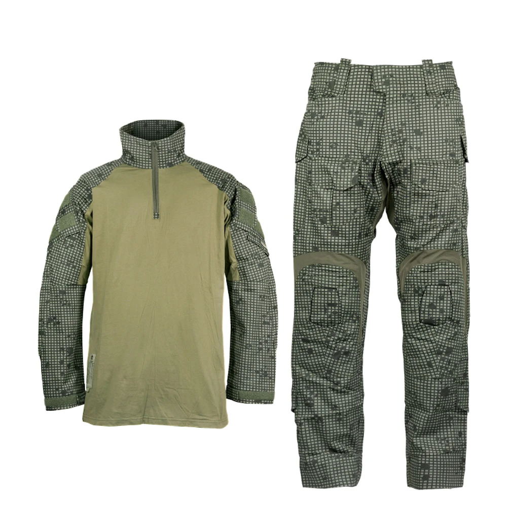 Traje de entrenamiento táctico al aire libre, pantalones de manga larga, traje de batalla, Serie de camuflaje - imagen 5