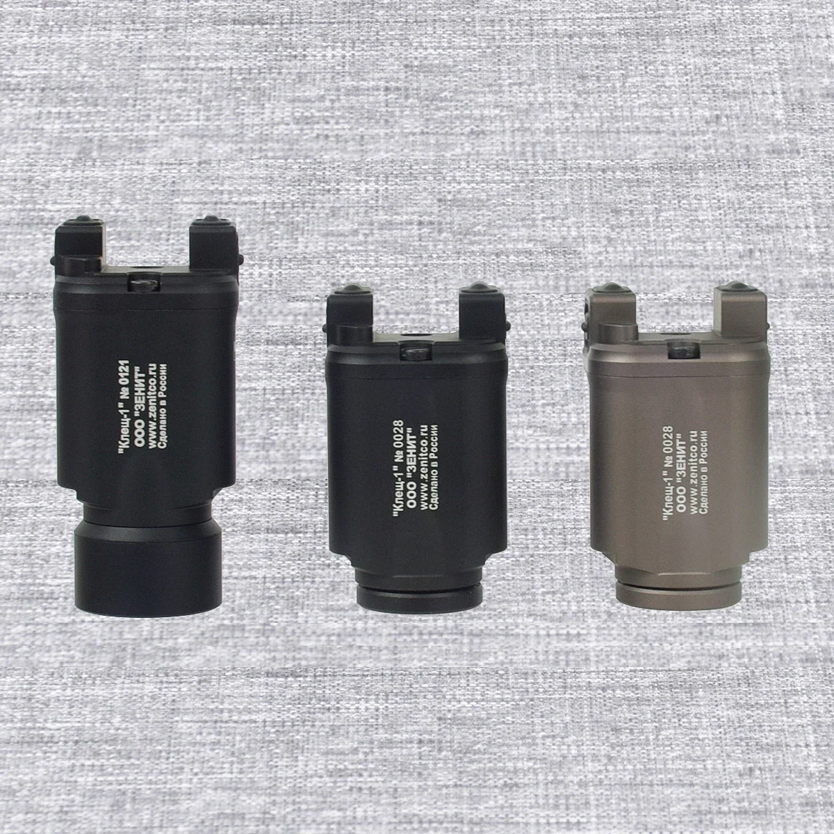 Zenitco Klesch-1 Klesch-1S GEN 2 LED armas tácticas pistola linterna para Airsoft G17 con luz de caza de riel de 20mm - imagen 2