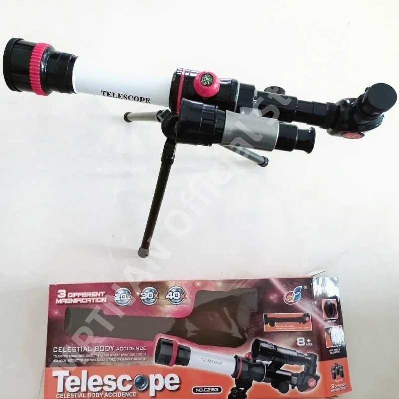 Telescopio monocular astronómico profesional con ocular intercambiable