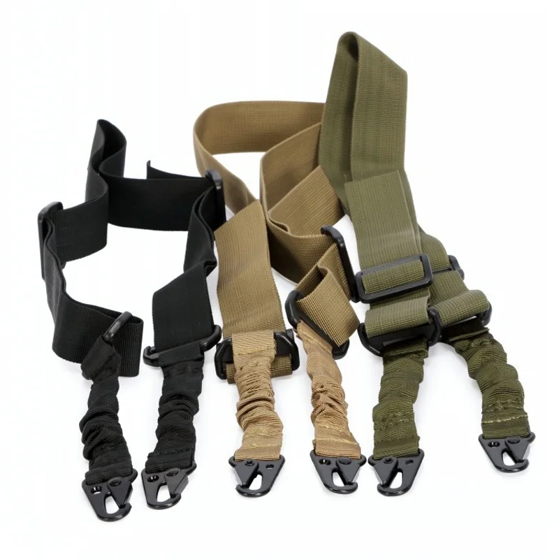 Correa de hombro para Rifle, eslinga para pistola de 2 puntos, accesorios de caza, cinturón de flejado ajustable para deportes al aire libre, cuerda para pistola - imagen 5