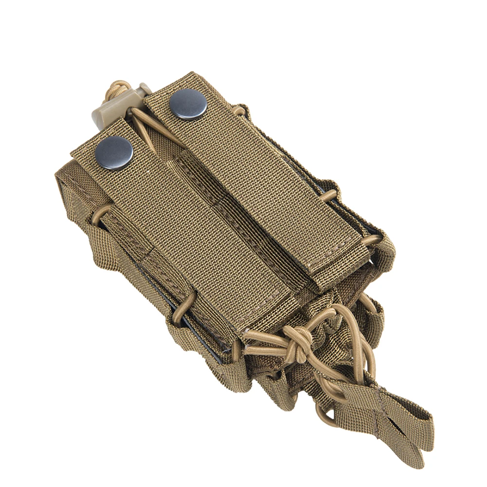 Bolsa táctica para cargador de pistola M4 +, cinturón Molle doble Mag para M4 M14 M16 G36 AR15 - imagen 4