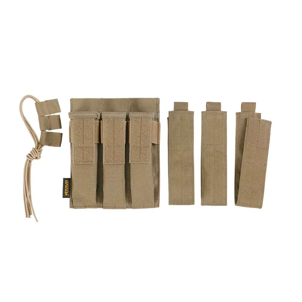 Portacargadores Táctico Triple MP5 MP7 KRISS MOLLE para Airsoft - imagen 3