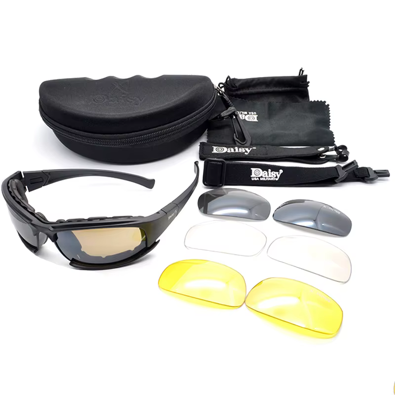 Gafas tácticas polarizadas con 4 lentes intercambiables - imagen 3