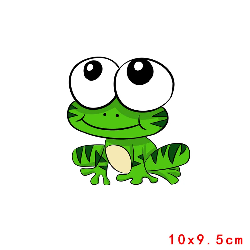 Transferencias termoadhesivas de dinosaurio/elefante para ropa, pegatinas de hierro con animales de dibujos animados para ropa, termoadhesivo de unicornio y gato para ropa DIY - imagen 4