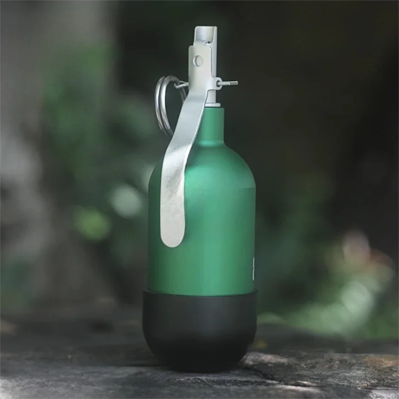 Modelo de granada de metal CNC RG60TB: accesorio táctico estático no funcional, ideal para set de películas, artículos de colección para manualidades o cumpleaños - imagen 2