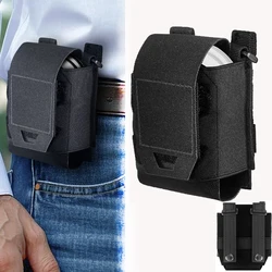 Bolsa táctica para esposas Molle, funda para esposas, funda para puños de cadena, bolsa para puños de cinturón de servicio, funda con soporte para grilletes estándar