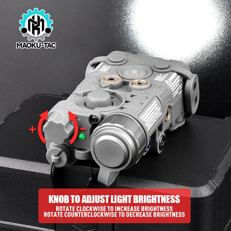 WADSN L3 NGAL-indicador láser táctico de nailon, láser verde, estroboscópico de luz blanca, estroboscópico láser, rayos IR, Airsoft, vista para arma de caza - imagen 3