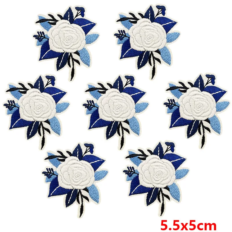 10 unids/lote parche bordado de chica negra parches para planchar para ropa parches termoadhesivos para coser apliques insignias Fusibles - imagen 3