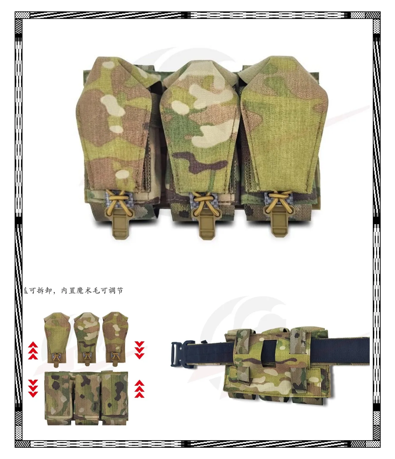 Bolsa de granada estilo cinturón de 40 mm - imagen 2