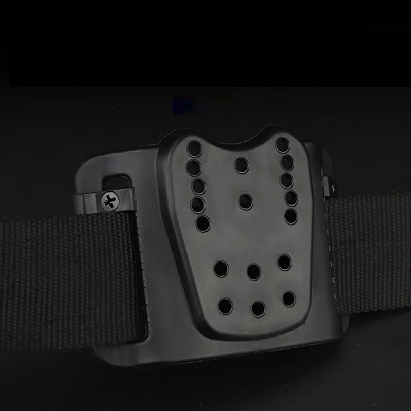 Bucle de cinturón con múltiples agujeros para fundas de pistola, cinturón exterior, adaptador de extracción rápida para cinturón de espera, accesorio para funda de caza