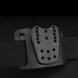 Bucle de cinturón con múltiples agujeros para fundas de pistola, cinturón exterior, adaptador de extracción rápida para cinturón de espera, accesorio para funda de caza