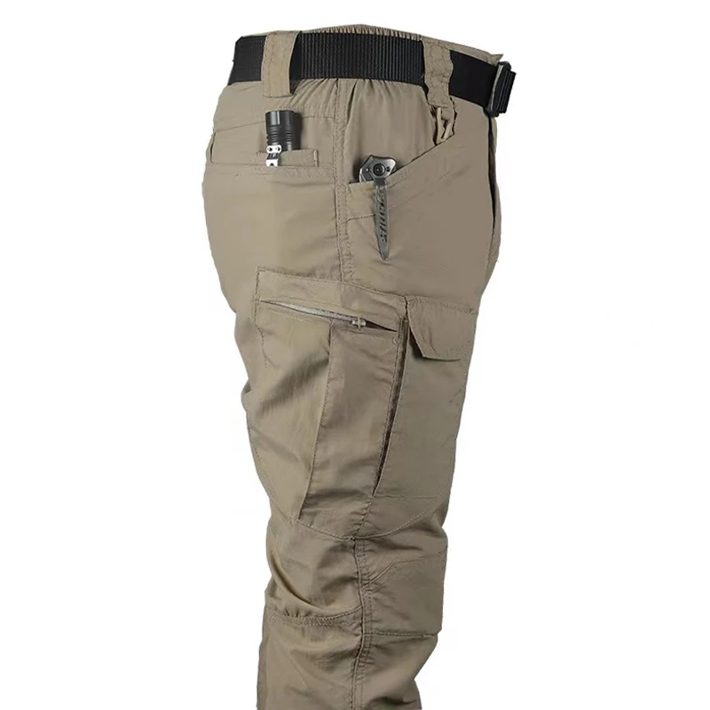 Pantalones militares impermeables para hombre, pantalón táctico SoftShell para pesca, senderismo, caza del ejército, Camping, senderismo, escalada, Trekking, fino, Verano